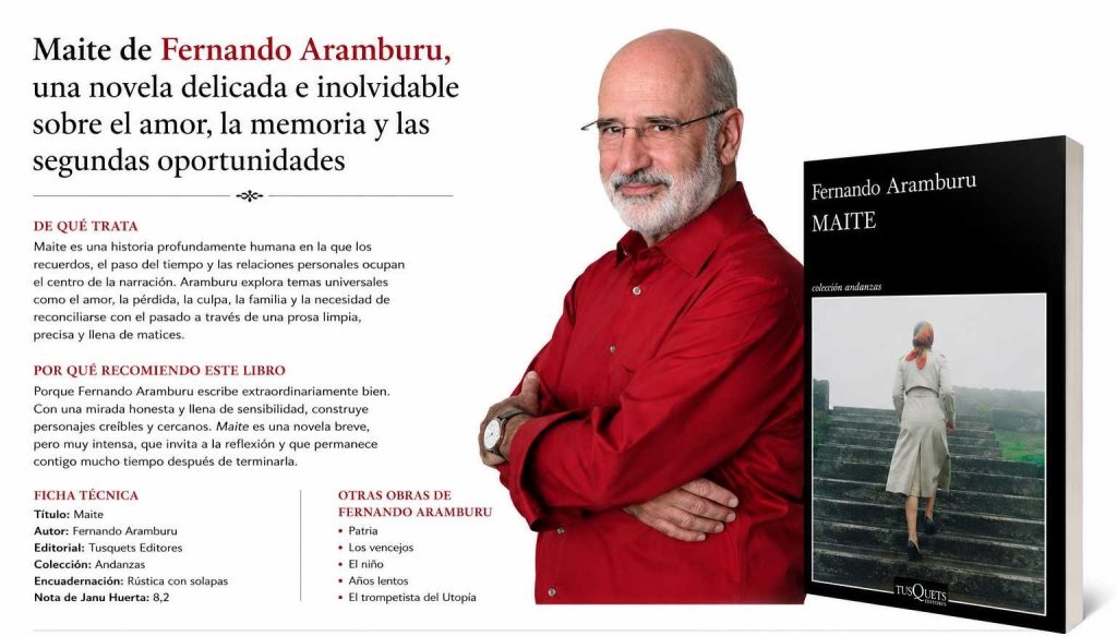 Reseña grafica de la novela Maite de Fernando Aramburu