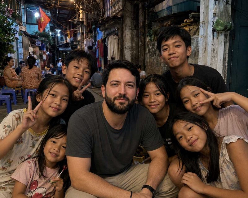 Janu Huerta en Vietnam