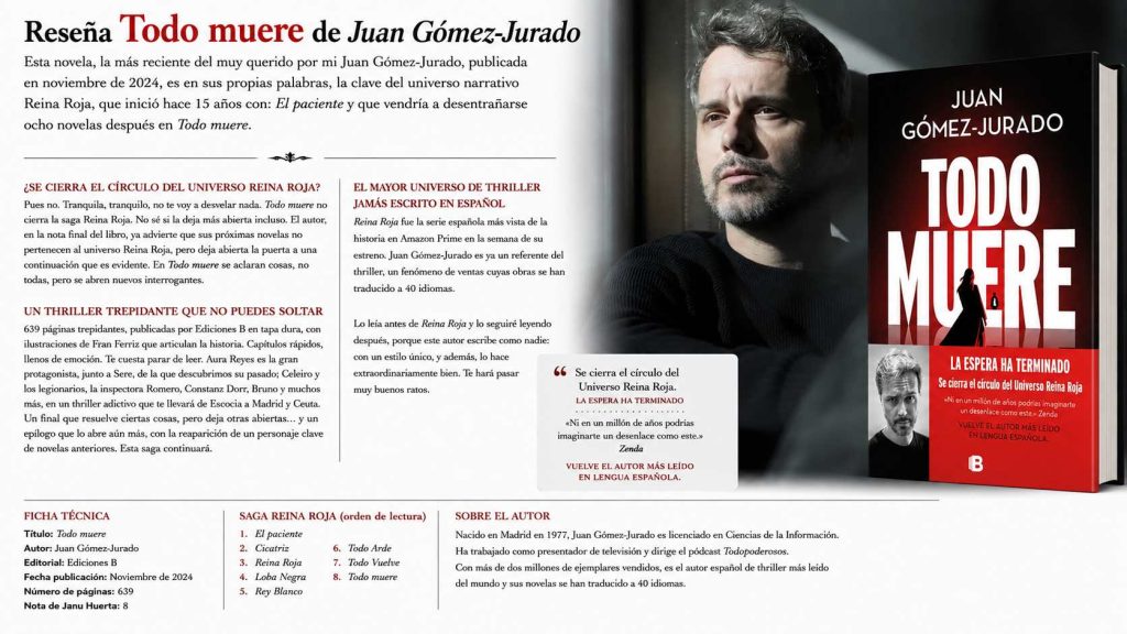 Reseña gráfica novela Todo muere